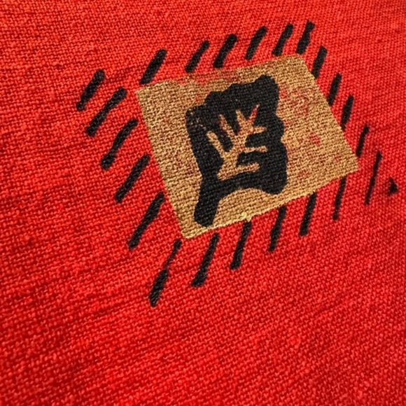 On‎ The Rocks Hand-Painted Orange Jacket – Boho Artistic Vintage Vibe – Size M - Picture 7 of 11